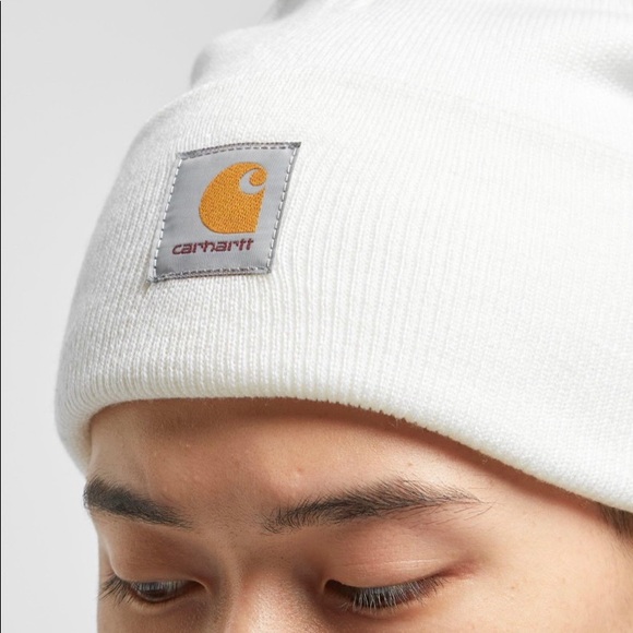 🛑 SOLD Carhartt Men’s WIP white long beanie - Picture 5 of 16